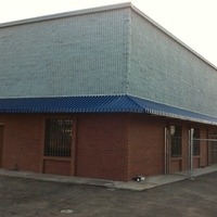 Commercial Blue Awning Cover