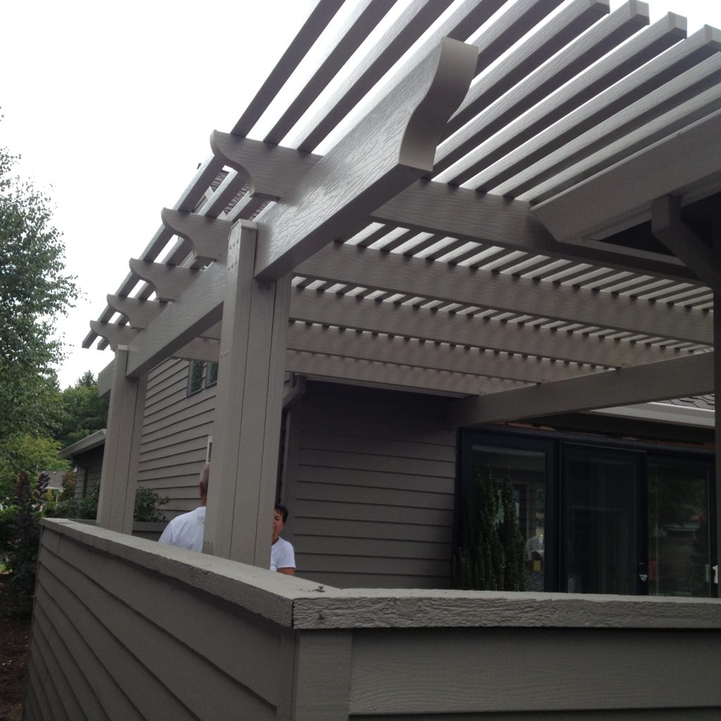 Pergola on a Deck