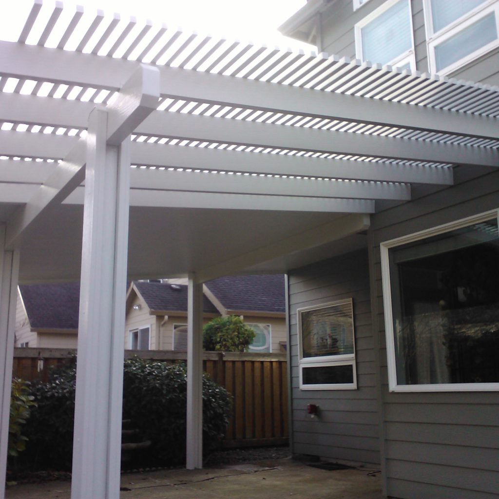 White Lattice Cover in Portland, OR
