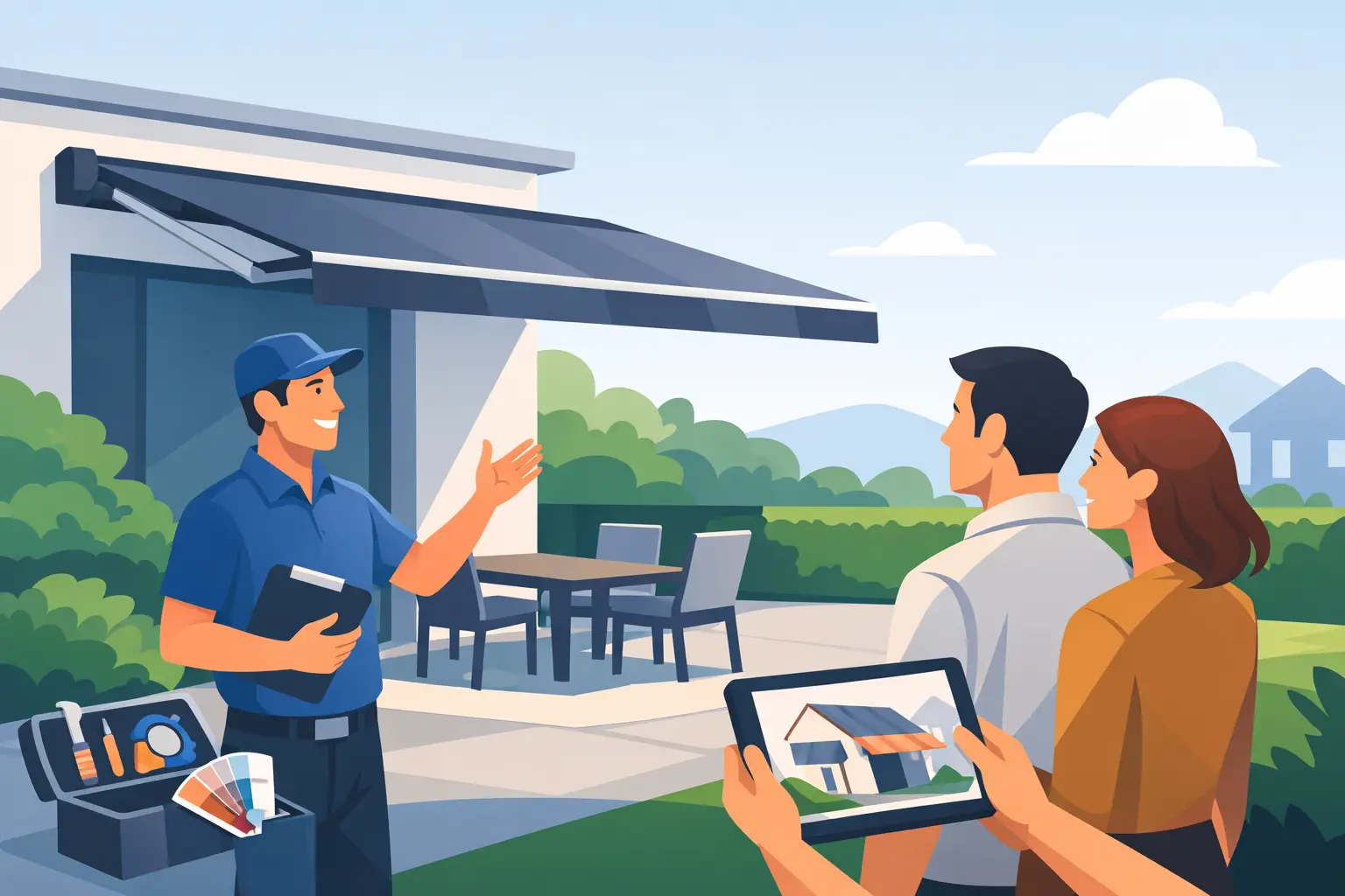 What to Expect From an Onsite Awning Consultation